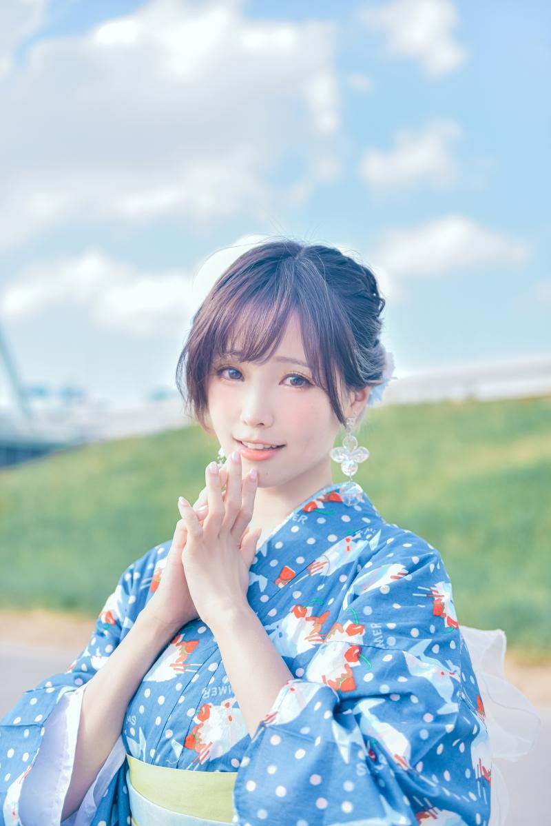 ElyEE子 2023.august A-聖代浴衣 Sundae Yukata [28P-129MB]